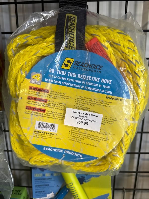 SeaChoice 60’ Tube Tow Reflective Rope