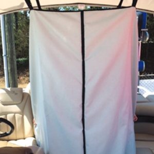 60" Tall Bimini Top Mount Privacy Curtain