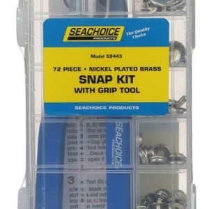 Seachoice 72-Piece Canvas Snap Kit with Tool, for Boat Covers and Canvas Covers