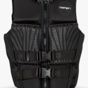 O'Brien Women's Flex V-Back Life Jacket - Black Tiger