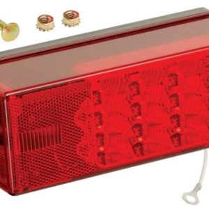 Wesbar 407535 Left Hand Low Profile LED Waterproof 8-Function Tail Light One Size