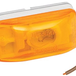Wesbar Side Marker/Clearance Light with White Stud-Mount Base