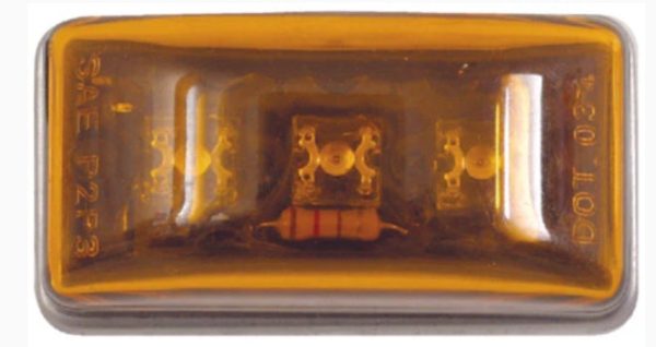 Seachoice LED Side Marker/Clearance Light Stud Mnt Amber 50-52561
