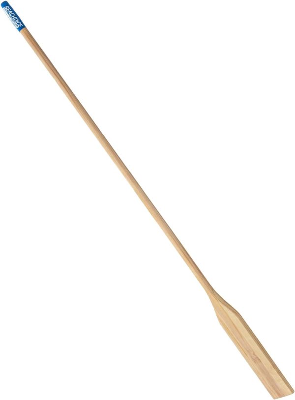 6.5' WOOD OAR-VARNISHED W/GRIP